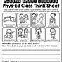 Free Physical Education Worksheets