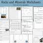 Earth Science Minerals Worksheet