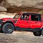 Red Jeep Gladiator Willys