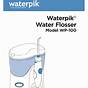 Waterpik Wp 100 Manual