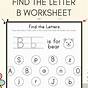 Find The Letter B Worksheets