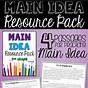 Main Idea Lesson Plan 5th Grade