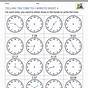 Free Telling Time Worksheets