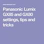 Panasonic Gx85 Manual