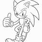 Printable Sonic The Hedgehog Coloring Sheets