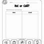 Hot And Cold Worksheet