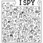 I Spy Worksheet 4th Grade