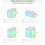 Nets Surface Area Worksheets