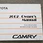 Owners Manual Toyota Camry 2012