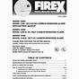 Firex Model I4618ac User Guide