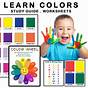 Learning Colors For Kindergarten