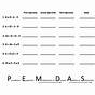 Free Printable Order Of Operations Worksheets
