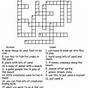 Sign Of Summer Crossword Puzzle