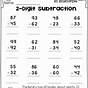 Two Digit Subtraction No Regrouping Worksheet