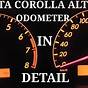 Toyota Corolla Odometer Won't Go 300 00