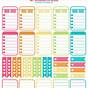 Happy Planner Printables Pages