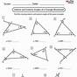 Exterior And Interior Angles Of A Triangle Worksheets Answer