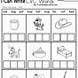 Free Cvc Worksheets For Kindergarten