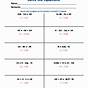 Solving Equations With Inequalities Worksheet