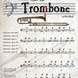 Trombone Slide Chart Pdf