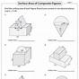 Surface Area And Volume Of Composite Figures Worksheets