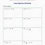 Free Two Step Equation Worksheets