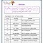 Suffix Worksheet 3rd Grade
