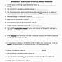 Potential Energy Worksheet With Answers Pdf