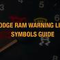 Dodge Ram Warning Light Symbol Guide