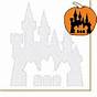 Printable Disney Castle Pumpkin Stencil