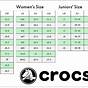 Crocs Men Size Chart