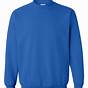 Gildan 18000 Heavy Blend Crewneck Sweatshirt Size Chart