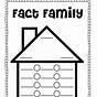 Fact Family House Worksheet