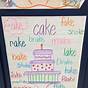 Word Family Anchor Chart