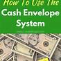 Cash Envelope System Worksheet