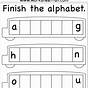 Fill In The Missing Letters Worksheets
