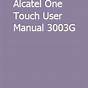 Alcatel One Touch User Manual