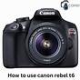 Canon Rebel T6 Manual
