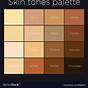 Color Chart For Cool Skin Tones