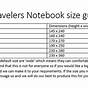 Travelers Notebook Size Chart