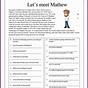 Reading Comprehension Worksheets With Answers