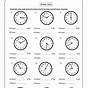 24 Hour Clock Time Worksheets