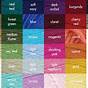 Red Heart Yarn Colors Chart