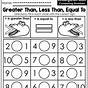 Greater Than Less Than Equal Worksheets