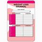 Weight Loss Printable Journal