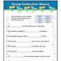 Collective Nouns Worksheet Second Grade