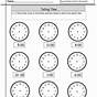 Elapsed Time Worksheets Grade 2