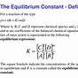What Will Be The Equilibrium Constant
