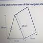Half Triangular Prism Surface Area Worksheet