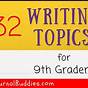 Writing Topics For 8th Graders
